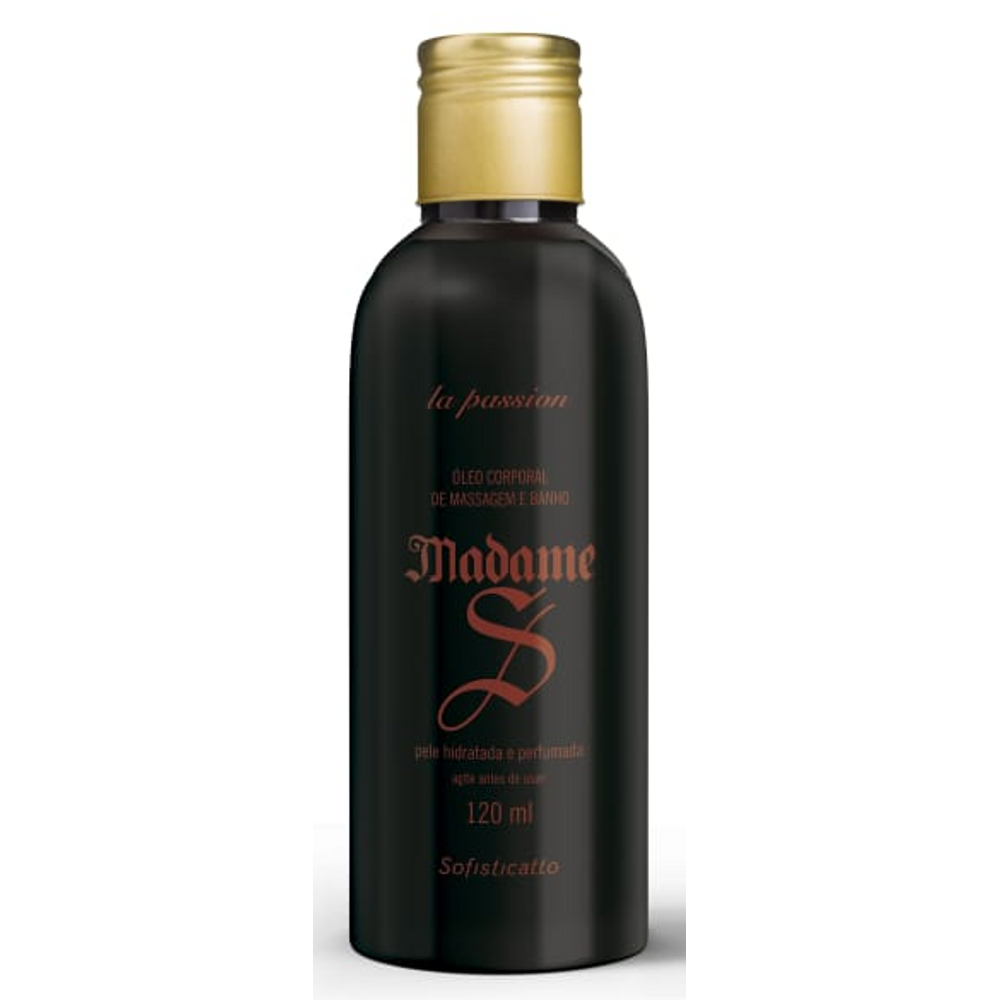 Madame S - Óleo De Massagem Corporal E Banho 120Ml