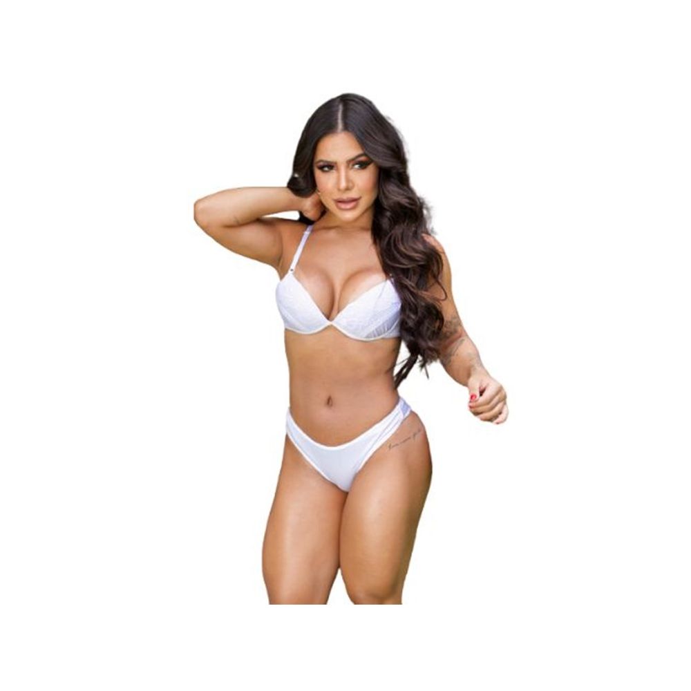 Conjunto Popular (Sutiã Com Bojo E Calcinha)