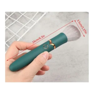 Vibrador Recarregável Em Formato De Pincel De Maquiagem (7 Vibrações)